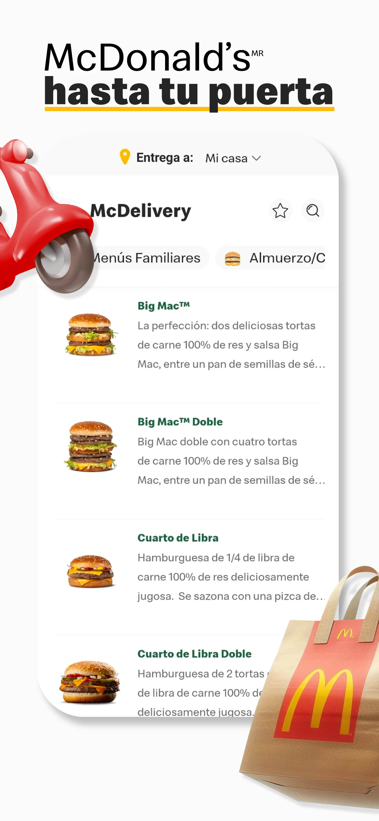 McDelivery El Salvador screenshot